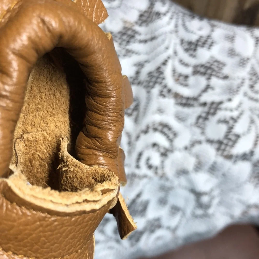 All leather moccasins‎